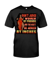 Don't Judge Women By Pounds Classic T-Shirt front