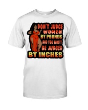 Don't Judge Women By Pounds Classic T-Shirt tile