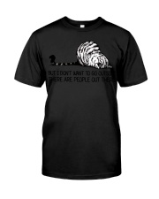 Cat - But I Don't Want To Go Outside Classic T-Shirt tile