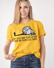 Cat - But I Don't Want To Go Outside Classic T-Shirt apparel-classic-tshirt-lifestyle-front-100