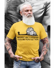 Cat - But I Don't Want To Go Outside Classic T-Shirt apparel-classic-tshirt-lifestyle-front-264