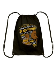 Black Father Drawstring Bag tile