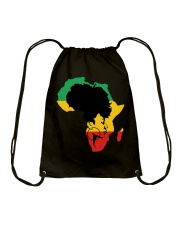 Black Queen Drawstring Bag tile