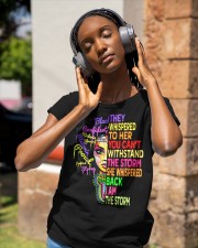 They Whispered To Her Black Woman Classic T-Shirt apparel-ladies-t-shirt-lifestyle-front-84