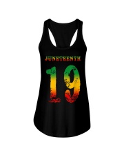 Juneteeth 19 Ladies Flowy Tank tile