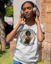Powered By All Of The Strong Classic T-Shirt apparel-ladies-t-shirt-lifestyle-front-83