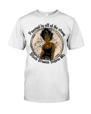 Powered By All Of The Strong Classic T-Shirt front