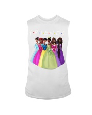 Friends Black Woman Sleeveless Tee tile