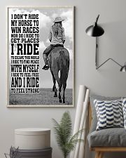 I Ride To Feel Strong 11x17 Poster lifestyle-poster-1