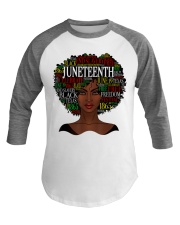Juneteenth Baseball Tee tile