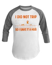 I DId Not Trip Baseball Tee tile