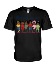 God Says You Are V-Neck T-Shirt tile
