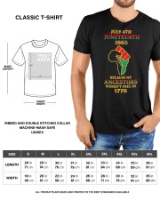 Juneteenth 1865 6 Classic T-Shirt custom-t-shirts-classic-lifestyle-front-198
