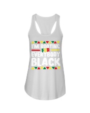 I'm Rootting For Everybody Black Ladies Flowy Tank tile
