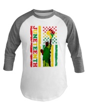 Juneteenth Baseball Tee tile