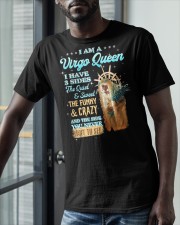 Virgo Black Woman Classic T-Shirt apparel-classic-tshirt-lifestyle-front-39