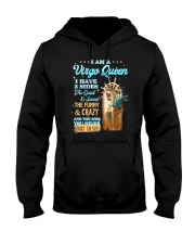 Virgo Black Woman Hooded Sweatshirt tile