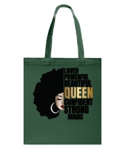Black Woman Tote Bag tile