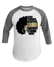Black Woman Baseball Tee tile