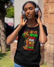 Juneteenth 1865 Classic T-Shirt apparel-ladies-t-shirt-lifestyle-front-83