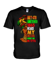 Juneteenth 1865 V-Neck T-Shirt tile