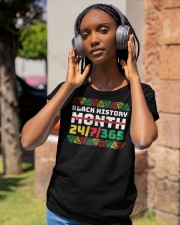 Black History Classic T-Shirt apparel-ladies-t-shirt-lifestyle-front-83