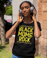 Black Mom Rocks Classic T-Shirt apparel-ladies-t-shirt-lifestyle-front-83