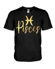Pisces V-Neck T-Shirt tile