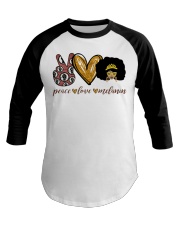 Peace Love Melanin Baseball Tee tile