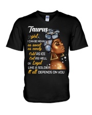 Taurus V-Neck T-Shirt tile