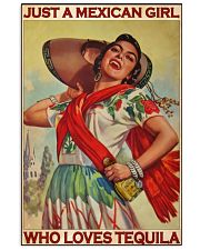 Just A Mexican Girl Who Loves Tequila 11x17 Poster front