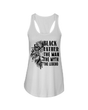 Black Father Ladies Flowy Tank tile