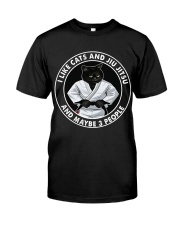 I Like Cat And Jiu Jitsu Classic T-Shirt front