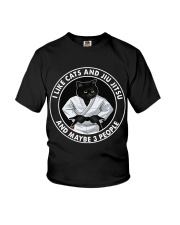 I Like Cat And Jiu Jitsu Youth T-Shirt tile