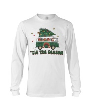 Retro Tis The Season Christmas Tree Santa Claus Long Sleeve Tee tile