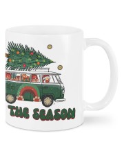 Retro Tis The Season Christmas Tree Santa Claus Mugs tile