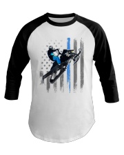 Snowmobile Gifts 2 Baseball Tee tile