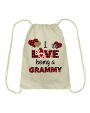 I Love Being Grammy Drawstring Bag tile