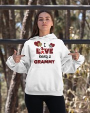I Love Being Grammy Hooded Sweatshirt apparel-hooded-sweatshirt-lifestyle-05