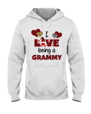 I Love Being Grammy Hooded Sweatshirt front