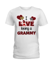 I Love Being Grammy Ladies T-Shirt tile