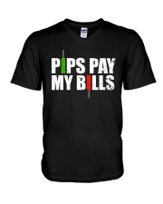 Stocks and Forex Traders 33 V-Neck T-Shirt tile