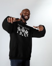 Football Lineman 18 Hooded Sweatshirt apparel-hooded-sweatshirt-lifestyle-front-12
