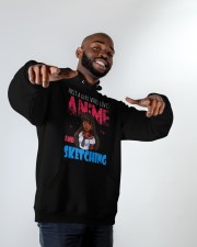 Anime Lover 14 Hooded Sweatshirt apparel-hooded-sweatshirt-lifestyle-front-12
