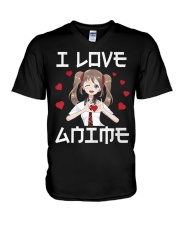 Anime Lover 48 V-Neck T-Shirt tile