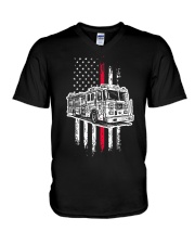 Firefighter 21 V-Neck T-Shirt tile