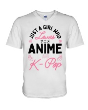 K-pop Lover 37w V-Neck T-Shirt tile