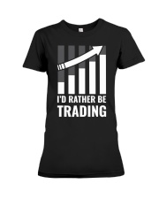 Stocks and Forex Traders 9 Premium Fit Ladies Tee tile