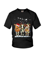 Christmas Cows 1 Youth T-Shirt tile