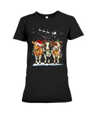 Christmas Cows 1 Premium Fit Ladies Tee tile